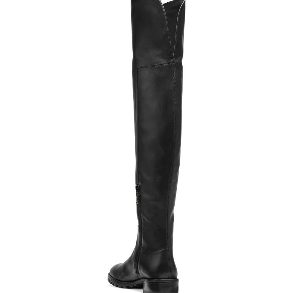 💫HOST PICK💫 Stuart Weitzman Amber Boot Black Nappa Leather 6.5 - Picture 4 of 10